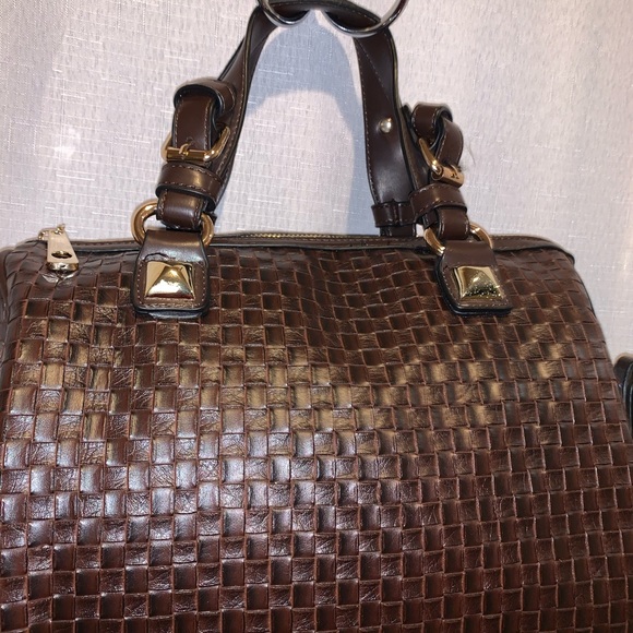 NWT Barrel brown Handbag - Picture 2 of 6